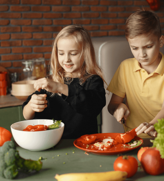 A importância dos vegetais na alimentação das crianças