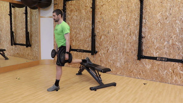 Bulgarian split squat