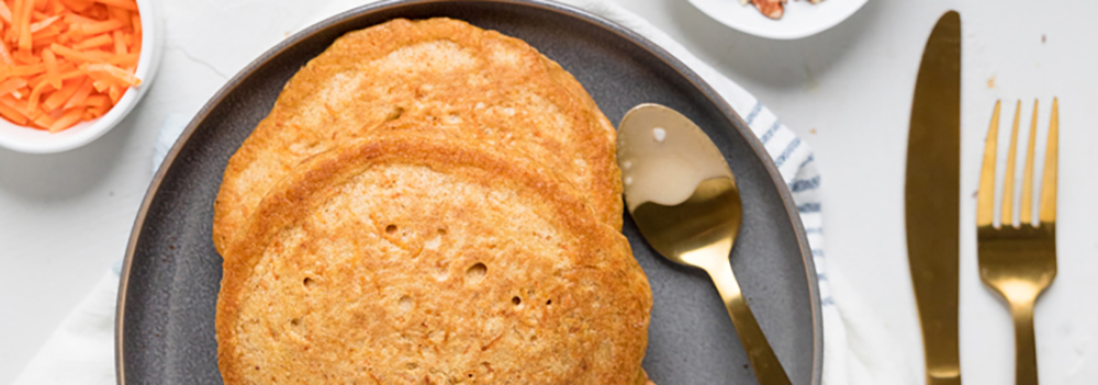 Panquecas de cenoura