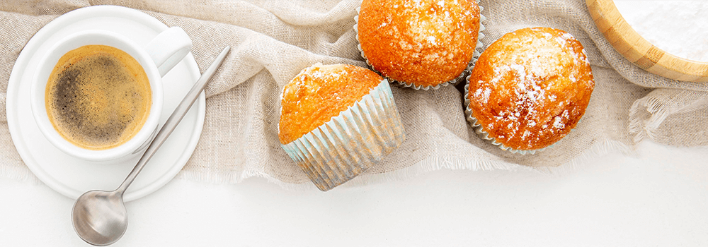 Muffins de Laranja e Coco